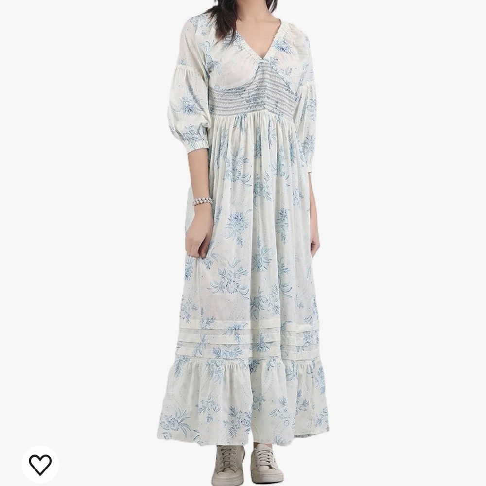 Boho Floral Maxi Dress